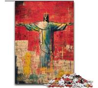 Christian Statues Jigsaw Puzzles for Teenagers 1000 Pieces, Relax Games Is Ideal As A Gift for The Whole Family (50x75cm)