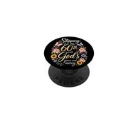 Christian Stepping Into My 60th With God's Grace Gift PopSockets Adhesive PopGrip