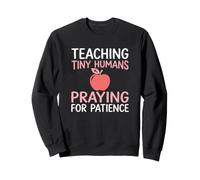 Christian Teacher Teaching Praying Patience Sunday School Sweatshirt
