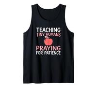 Christian Teacher Teaching Praying Patience Sunday School Tank Top