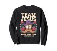 Christian - Team Jesus 03 Faith Hope Love Sweatshirt