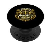 Christian Tech Team Amplifying Word Church Media PopSockets Adhesive PopGrip