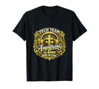 Christian Tech Team Amplifying Word Church Media T-Shirt