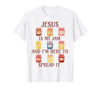 Christian Tee Wome Jesus is My Jam and I'm Here to Spread It T-Shirt