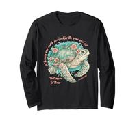 Christian Teen Sea Turtle Psalm 69:34 Long Sleeve T-Shirt