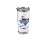 Christian, Texas Bluebonnet State Pride, God Bless Texas Stainless Steel Insulated Tumbler