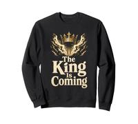 Christian The King Is Coming Faith Gift Sweatshirt