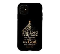 Christian The Lord Is My Rock Psalm 18 Gift Case for iPhone 11