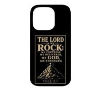 Christian The Lord Is My Rock Psalm 18 Gift Case for iPhone 14 Pro