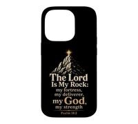Christian The Lord Is My Rock Psalm 18 Gift Case for iPhone 14 Pro