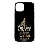 Christian The Lord Is My Rock Psalm 18 Gift Case for iPhone 15 Plus