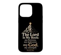 Christian The Lord Is My Rock Psalm 18 Gift Case for iPhone 15 Pro Max