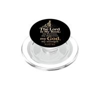 Christian The Lord Is My Rock Psalm 18 Gift PopSockets PopGrip for MagSafe