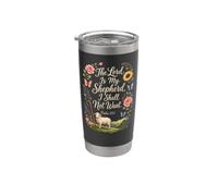 Christian The Lord is My Shepherd Psalm 23:1 Gift Stainless Steel Insulated Tumbler