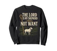 Christian The Lord Is My Shepherd Psalm 23 Bible Verse Gift Sweatshirt