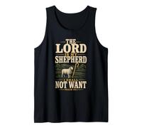 Christian The Lord is My Shepherd Psalm 23 Bible Verse Gift Tank Top