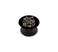 Christian The Lord Is My Strength Psalm 118 Gift PopSockets Adhesive PopGrip