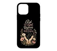 Christian The Lord Rejoices Over You Zephaniah 3:17 Gift Case for iPhone 12 mini