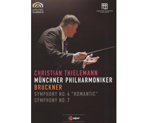 CHRISTIAN THIELEMANN/MUNCHNER PHILHARMONIKER: BRUCKNER - SYMPHONY NOS. 4 & 7 NEW