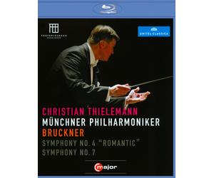 CHRISTIAN THIELEMANN/MUNCHNER PHILHARMONIKER: BRUCKNER - SYMPHONY NOS. 4 & 7 NEW