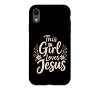 Christian This Girl Loves Jesus Faith Gift For Her Case for iPhone XR