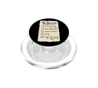 Christian To Do List Wait Patiently Have Faith Prayer Gift PopSockets PopGrip for MagSafe
