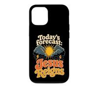 Christian Today's Forecast Jesus Reigns Faith Gift Case for iPhone 12/12 Pro