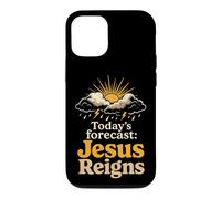Christian Today's Forecast Jesus Reigns Faith Gift Case for iPhone 12/12 Pro