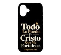 Christian Todo Lo Puedo En Cristo Filipenses 4:13 Case for iPhone 16