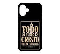 Christian Todo Lo Puedo En Cristo Filipenses 4:13 Case for iPhone 16