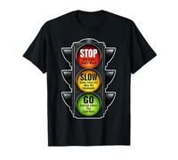 Christian Traffic Signal Stop Slow Go God’s Word Faith T-Shirt