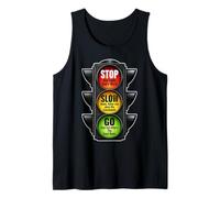 Christian Traffic Signal Stop Slow Go God’s Word Faith Tank Top