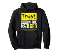 Christian Trust In The Lord Proverbs Bible Verse Mens Womens Pullover Hoodie
