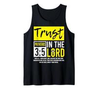 Christian Trust in The Lord Proverbs Bible Verse Mens Womens Tank Top