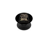 Christian Trust In The Lord With All Your Heart Gift PopSockets Adhesive PopGrip