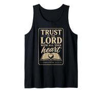 Christian Trust in The Lord with All Your Heart Gift Tank Top