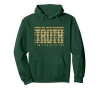 Christian Truth Bible Verse Affirmations for men women Jesus Pullover Hoodie, Adult Unisex, Dark Green, Medium