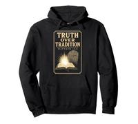 Christian Truth Over Tradition Matthew 15:9 Bible Verse Pullover Hoodie