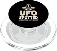 Christian UFO Spotted Unidentified Faith Object Cross PopSockets PopGrip for MagSafe