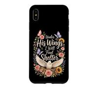 Christian Under His Wings I Will Find Shelter Psalm 91 Gift Case for iPhone XS Max