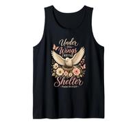 Christian Under His Wings I Will Find Shelter Psalm 91 Gift Tank Top