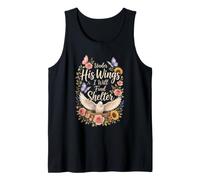 Christian Under His Wings I Will Find Shelter Psalm 91 Gift Tank Top