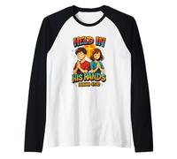 Christian Urban Faith Message - Held by His Hands Raglan Baseball Tee