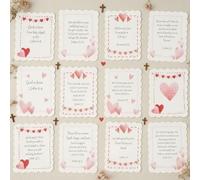 Christian Valentines Love Scripture Cards, 28 Bible Verse Paper Love Religious Valentine's Day Scripture Card, Love-Themed Bible Verses, Valentine Gifts for Women Men & Sunday School Exchange