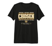 Christian Varsity Graphic Chosen Before The Foundation Premium T-Shirt
