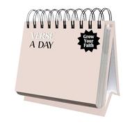 Christian Verse Calendar - Faith Based Daily Inspiration, Scripture Highlight Planner, Encouraging Religious Desk Or Wall Decor, Portable And Elegant, For Adults Women Men Family Dorm Church Study