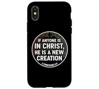 Christian Verse If Anyone Is In Christ He Is A New Creation Case for iPhone X/XS