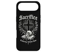 Christian Vintage Gothic Skull Cross Sacrifice Enduring Love Case for iPhone Air