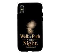 Christian Walk By Faith Not By Sight 2 Corinthians 5:7 Case for iPhone X/XS