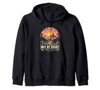 Christian Walk by Faith Not by Sight Bible Inspired Believer Zip Hoodie